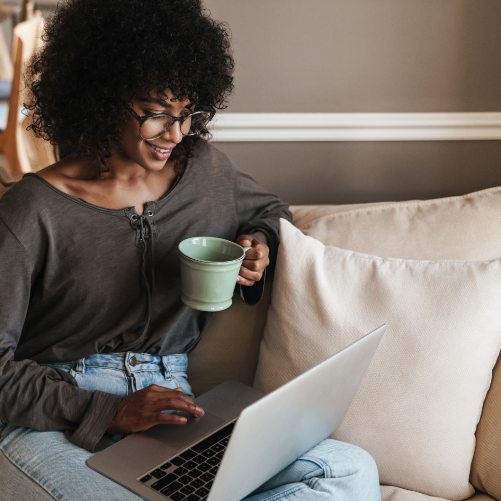 Black woman exploring BetterHelp therapy reviews