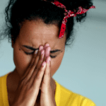 Black woman wondering if hormones can cause anxiety