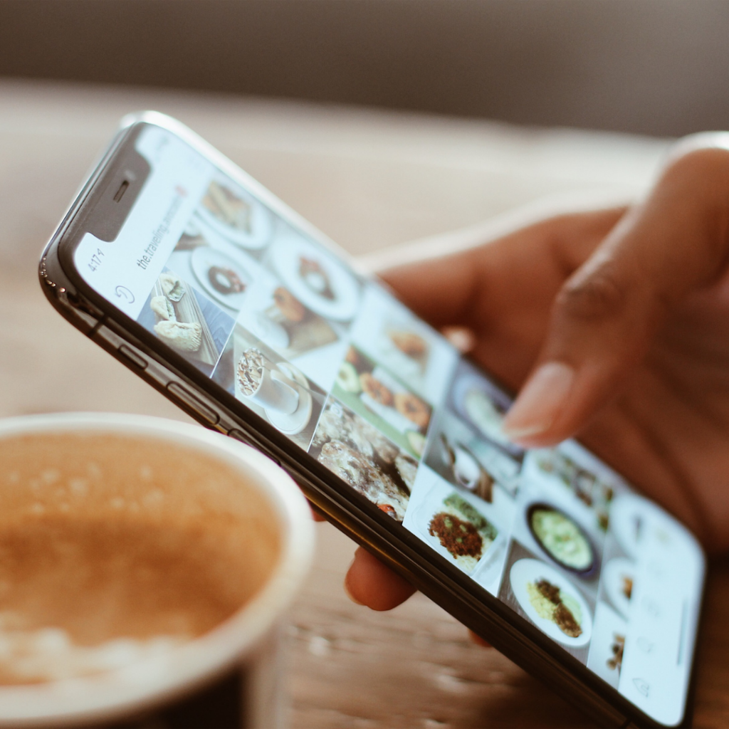 Black woman scrolling on social media, but does social media cause depression?
